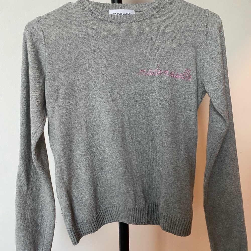 Maison Labiche Gray Sweater